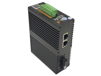 wsCom1000P系列一光二电工业级POE收发器