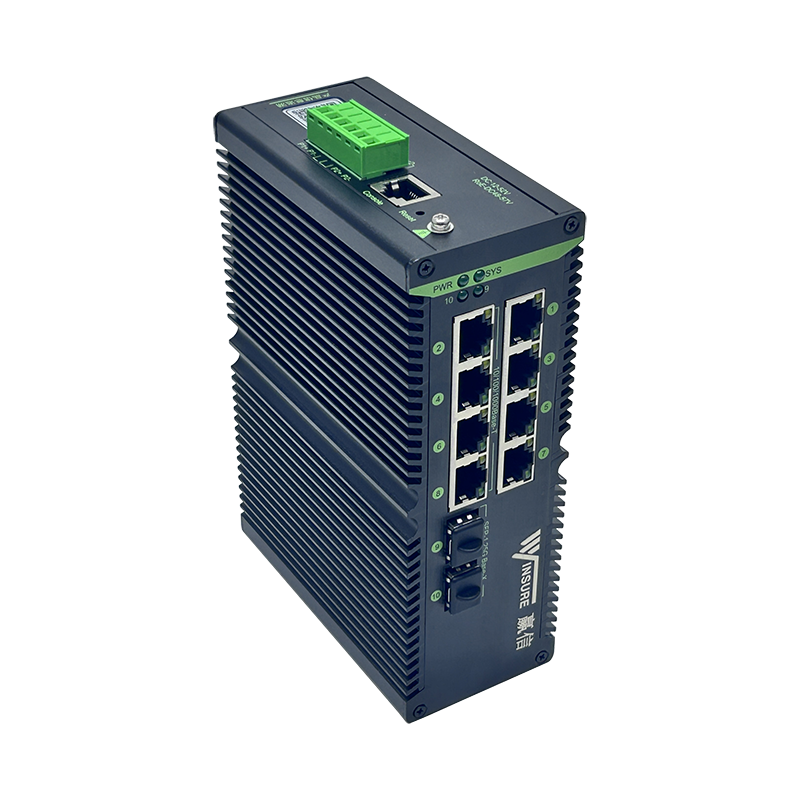 wsCom3010系列二光八电工业级交换机